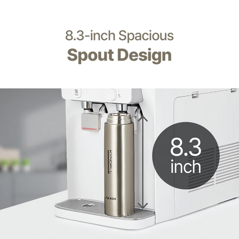 스마트 휠 + 안심클리닝 냉온정수기(스탠드형)