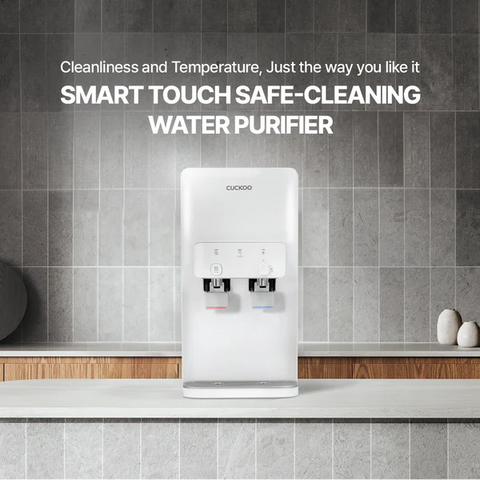 스마트 휠 + 안심클리닝 냉온정수기(카운터탑)
